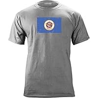 Classic Distressed Minnesota State Flag Vintage T-Shirt