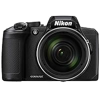 Nikon 26528B COOLPIX B600 16MP 60x Optical Zoom Digital Camera w/Built-in Wi-Fi - Black - (Renewed)