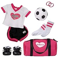 ADORA Amazing Girls Soccer Outfit for 18 Dolls (Amazon Exclusive)