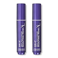 SBLA Beauty Neck, Chin & Jawline Sculpting Wand XL Duo, Night Time Advanced Anti-Aging Serum For Smoothing, Tightening, Firming & Lifting Skin,Fat Cell Reducing,2 piece, 0.7 Fl Oz / 20mL (208 doses)