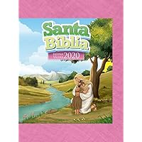 Biblia RVR 2020 para Niñas - Vinilo con cierre/Rosada (RVR 2020 Bible for Children - Vinyl with Closure/Pink) (Spanish Edition)