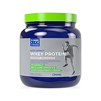 POWERLIFE Tony Horton High Impact Grass Fed Whey Protein with 3000 MG of HMB, No Sugar Added, Non-GMO, Hormone and Antibiotic Free, 15 Servings (Strawberry Vanilla - New Formula)