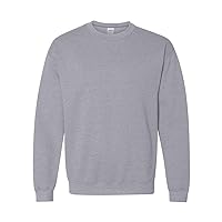 Gildan Adult Fleece Crewneck Sweatshirt, Style G18000, Multipack, Sport Grey (1-Pack), X-Large