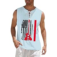 t Shirts with American Flag Mens Solid Tank top Army Green Muscle Shirt camo Workout top Baggy Gym Shirts for Men