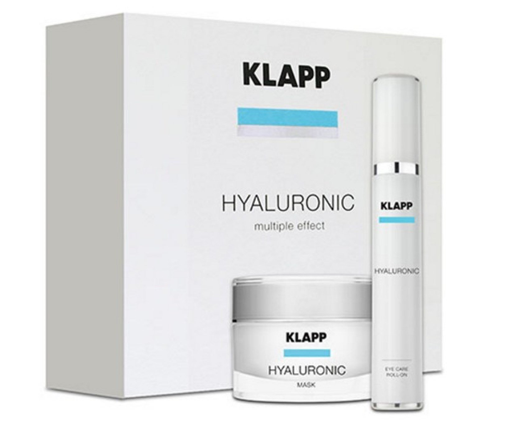 Klapp Hyaluronic Multiple Effect Face Care Set ( Cream 50ml + Serum 50ml ) Get Free Sisley Ssisleya Eye and Lip Contour Cream 2g