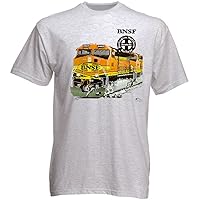 Daylight Sales BNSF Heritage II Authentic Railroad T-Shirt Tee Shirt [20025]