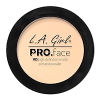 L.A. Girl Pro Face HD Matte Pressed Powder, Fair, 0.25 Ounce (Pack of 3), GPP601
