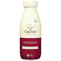 Caprina by Canus Bubble Bath, Original Formula, 27.1 oz, Pack of 4, with Fresh Canadian Goat Milk,Red