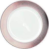 Luxurious Rose Gold Round Charger Plate - 12