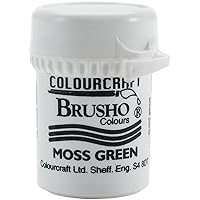 PanPastel Brusho Crystal Colour 15g-Moss Green