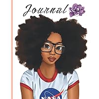 Black Girl Magic Writing Notebook Journal For African American Women: 8.5