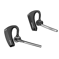 Conambo K10C&K21 Bluetooth Headset, Wireless Bluetooth Earpiece with CVC8.0 Dual Mic Noise Canceling 16 Hrs Talking Time for Truck Driver iPhone Android Cell Phones