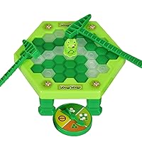 Board Game Balance Game Toys Educational Toys Parent-child Play for Kids Multiplayer Penguins Frog Themed Table Games Family Games Hitting Toys Easy to Play Crash Ice Game Great Competition with Family and Friends!