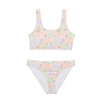 Roxy Girls' All About Sol Cropped Swimsuit Set