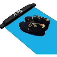 American Lifetime Slide Board - Workout Board for Fitness Training and Therapy with Shoe Booties and Carrying Bag Included