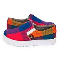 Original Canvas Slip-On Sneaker, Preteen, Orange/Blue/Pink/Green