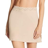 Vanity Fair Women's Half Slips for Under Dresses Silky Stretch with Lace (S-2XL)