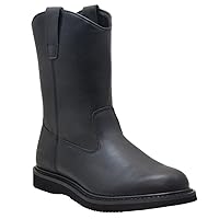 Golden Fox Men's Leather Wellington Farm & Construction Rigger Work Boots