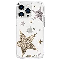 Case-Mate iPhone 13 Pro Max Case for Women [10ft Drop Protection] [Wireless Charging] Sheer Superstar Phone Case for iPhone 13 Pro Max - Luxury Glitter iPhone Case - Shock Absorbing, Anti Scratch