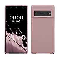 kwmobile Case Compatible with Google Pixel 6 Pro Case - TPU Silicone Phone Cover with Soft Finish - Nude Lilac