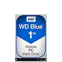 WD Blue 1TB Mobile Hard Disk Drive - 5400 RPM SATA 6 Gb/s 9.5 MM 2.5 Inch - WD10JPVX