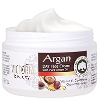 Day Face-Cream With 100% Pure Eco-Cert Argan Oil, Chamomile & Vitamin E - 50ml