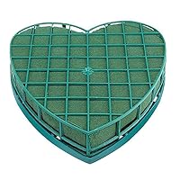 Floral Foam Bricks Heart Shape Flower Foam for Fresh Floral Car Table Decoration Wedding Flower Arrangement, Flower