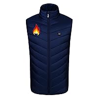Heated Vest for Men Women 2023 Winter Electric Sleeveless Heated Jacket with 3 Heating Levels, 9 Heating Zones
