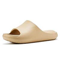 ANLUKE Pillow Slippers for Women and Men Comfortable Cloud Slides for Indoor and Outdoor Home Cushioned Thick Sole Soft Rebound