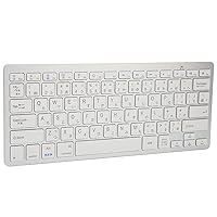 Dilwe Mini Bluetooth Keyboard, 78 Keys Ultra Slim and Compact Wireless Keyboard, Portable External Keyboard for Laptop Tablet Computer (Japanese)