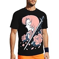 Anime Revolutionary Girl Utena T Shirt Boy's Summer O-Neck Tops Casual Short Sleeves Tee