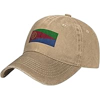Flag of Eritrea Knitting Effect Baseball Cap for Men Women Hats Adjustable Vintage Cowboy Hat Dad Caps