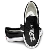 Rebecca My Chemical Poster Romance Skate Unisex Flat Canvas Shoes Sneaker 40 Black The Round Toe And Manmade Sole Will Keep Your Feet Feeling Comfortable And The Quality Canvas Materials Will Provide Years Of Wear.