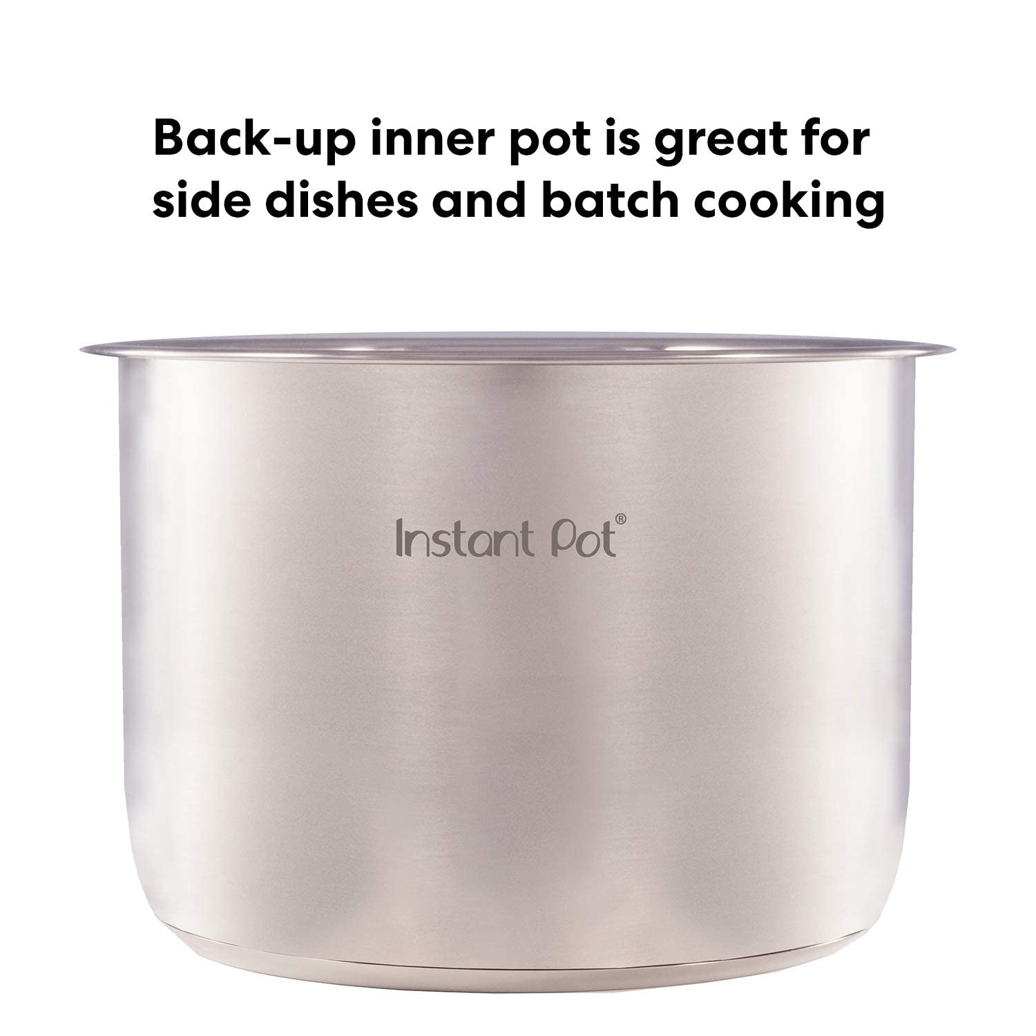 Instant Pot Stainless Steel Inner Cooking Pot 6-Qt, Polished Surface, Rice Cooker, Stainless Steel Cooking Pot