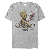 Marvel Groot Tape Men's Tops Short Sleeve Tee Shirt