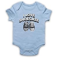 Unisex-Babys' I Love Shoegaze Indie Alternative Rock Fan Baby Grow