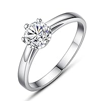 Classic 1 Carat Hearts Arrows Ring eternity ring fashion rings for teens
