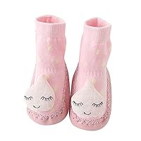 Toddler Sock Shoes Cute Children Shoes Autumn and Winter Boys and Girls Floor Socks Shoes Flat Bottom Sock Shoes