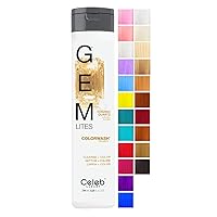 Gem Lites Colorwash, Professional Semi-Permanent Hair Color Depositing Shampoo, Cognac Quartz , 8.25 Fl Oz (Pack of 1)