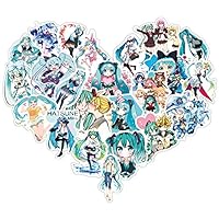 Hatsune Miku Stickers Party Favors Set -- Bundle Includes 8 Sheets of  Hatsune Miku Stickers with Bonus Puffy Animal Stickers (Hatsune Miku Party