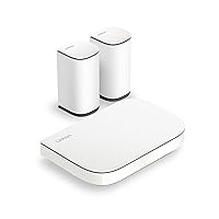 Linksys Micro Mesh WiFi 6 System | Connect 100+ Devices | Up to 5,000 Sq Ft | Speeds of up to 3.0 Gbps | 3Pk | No App Required | 2024 Release