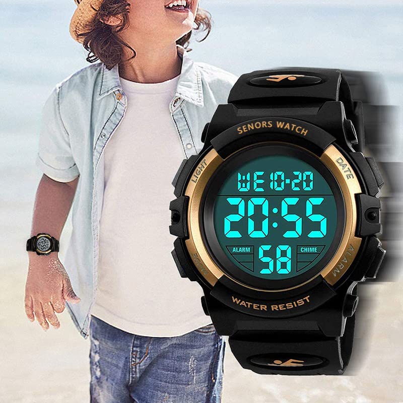 Digital Kids Watch Boys Girl Personality Children Watches Big Number  Electronic Clock Sports Bracelet Digital Wristband on OnBuy
