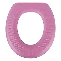 Waterproof Toilet Seat Cover, EVA Toilet Seat Cushion Reusable Toilet Seat Cover Pad for Home Hotel,Pink