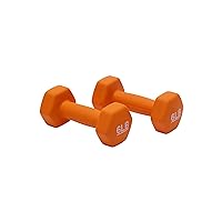 Amazon Basics Easy Grip Workout Dumbbell, Neoprene Coated, Various Sets and Weights available