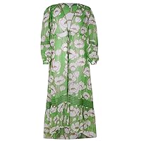 Ted Baker Women's Elisia Green Floral Maxi Cover Up Swimwear