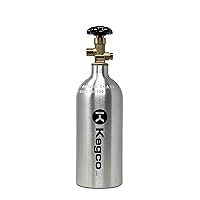 Kegco ZXB2.5 CO2 Tank, 2.5 lb, Aluminum