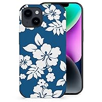 Hawaii Flower Compatible with iPhone 14 iPhone 14 Pro iPhone 14 Plus iPhone 14 Pro Max Case with Printed Pattern Design Fiber Skin iPhone 14