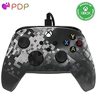 PDP REMATCH Advanced Wired Controller: Glitch Black For Xbox Series X|S, Xbox One, & Windows 10/11 PC