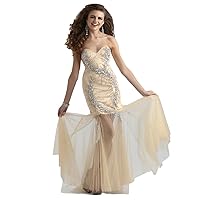 Long Strapless Mermaid Party and Prom Dress 2399