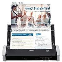 imageFORMULA R10 Portable Document Scanner, 2-Sided Scanning with 20 Page Feeder, Easy Setup for Home or Office, Includes Software, (4861C001)